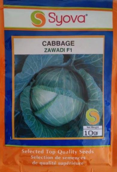 Zawadi F1 – Cabbage, high yielding variety that withstands long distance transportation 